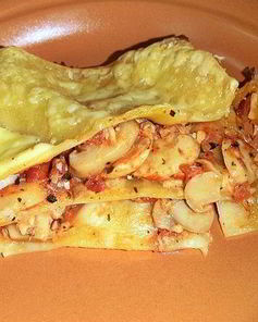 Лазанья с тунцом