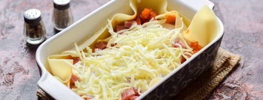 лазанья с ветчиной и сыром. Шаг 14