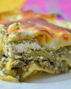 Лазанья со шпинатом и рикоттой