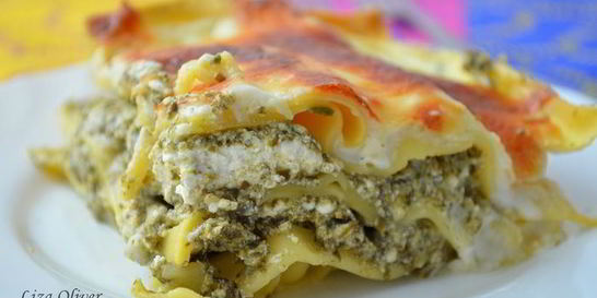 Лазанья со шпинатом и рикоттой