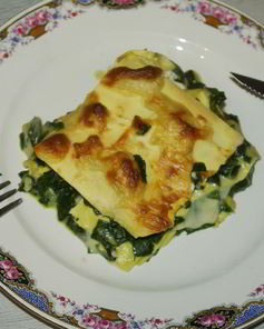 Лазанья со шпинатом