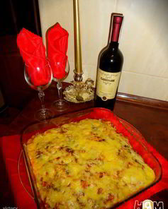 Лазанья со сливочным соусом