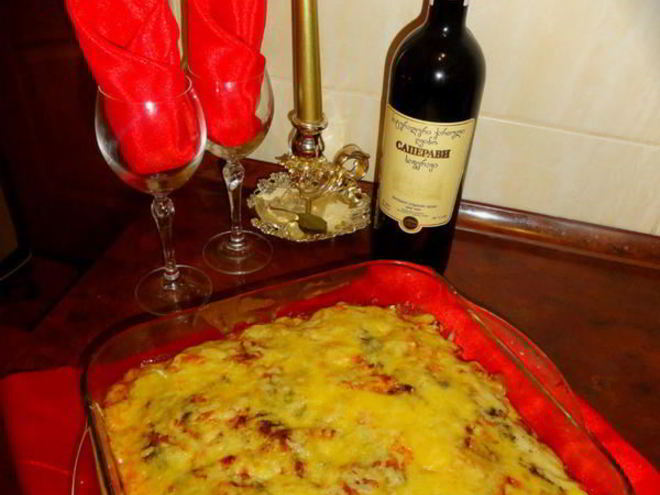 Рецепт лазаний со сливочным соусом