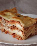 Мясная лазанья с баклажаном