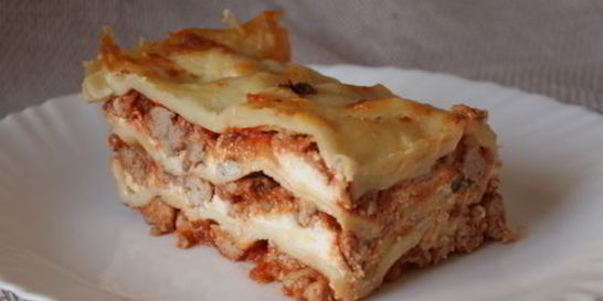 Мясная лазанья с баклажаном