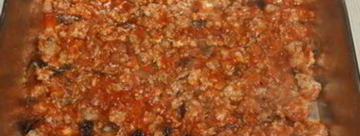 мясная лазанья с баклажаном. Шаг 8