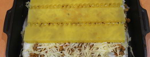 мясная лазанья с соусом бешамель. Шаг 10