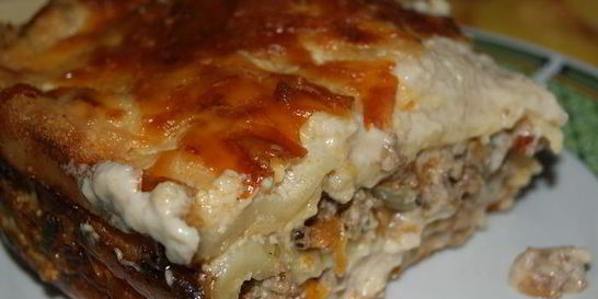 Мясная лазанья