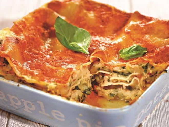 Рецепт овощной лазанья