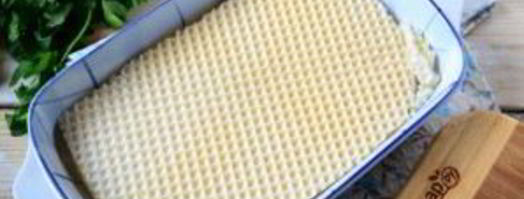 вафельная лазанья с курицей. Шаг 5