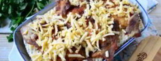 вафельная лазанья с курицей. Шаг 9