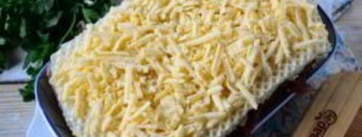 вафельная лазанья с курицей. Шаг 10