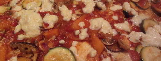 запеченная овощная лазанья с соусом бешамель. Шаг 6