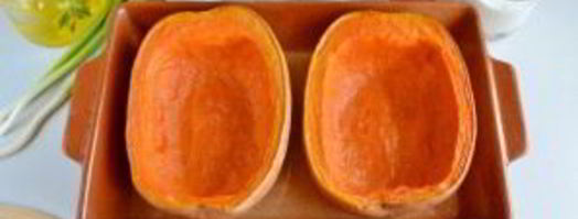 фаршированная тыква-спагетти курицей. Шаг 4