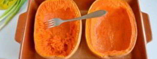 фаршированная тыква-спагетти курицей. Шаг 5