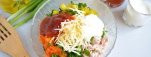 фаршированная тыква-спагетти курицей. Шаг 6