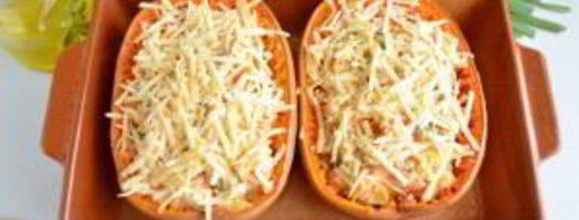 фаршированная тыква-спагетти курицей. Шаг 8