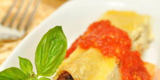 Каннеллони с мясной начинкой