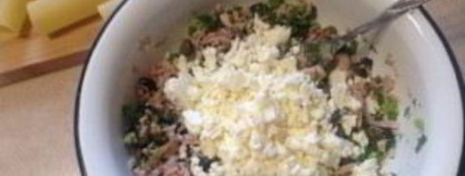 каннеллони с тунцом в помидорном соусе. Шаг 4