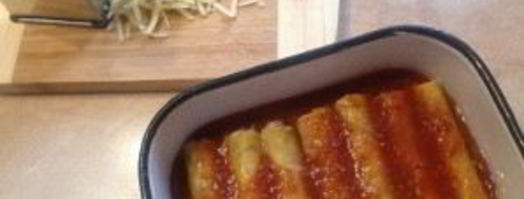 каннеллони с тунцом в помидорном соусе. Шаг 7