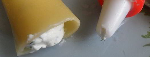 каннелони с двумя видами сыра. Шаг 3