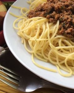 Любимые спагетти болоньезе