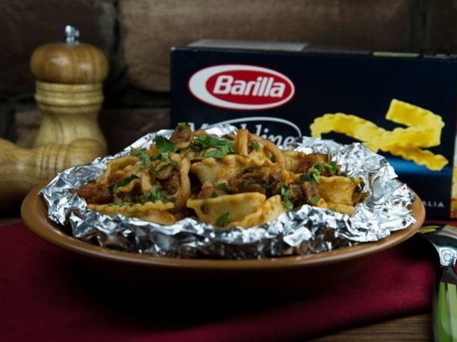 Рецепт мафальдине, запеченные в фольге