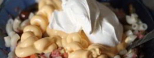 макароны с копченой колбасой. Шаг 4