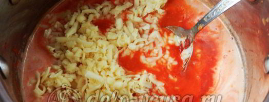 макароны с томатным соусом и маслинами. Шаг 11