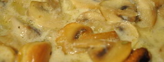 макароны со сливками и грибами. Шаг 3