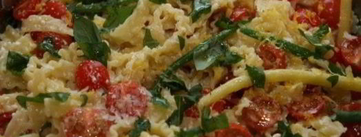 макароны со стручковой фасолью и помидорами. Шаг 9