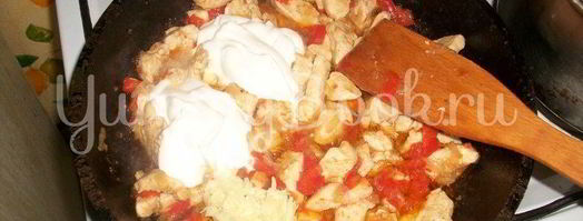 макароны в сметанном соусе с сыром. Шаг 9