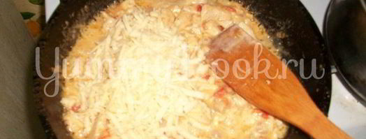 макароны в сметанном соусе с сыром. Шаг 10