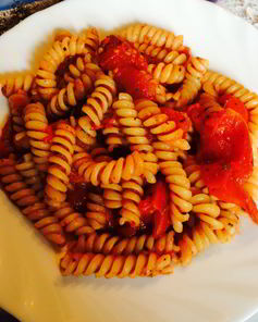 Низкокалорийная паста с томатами