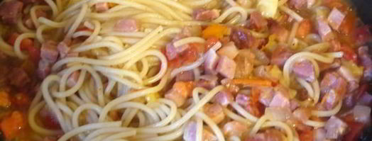 паста аматричиана. Шаг 7