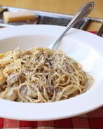 Паста карбонара с панчеттой