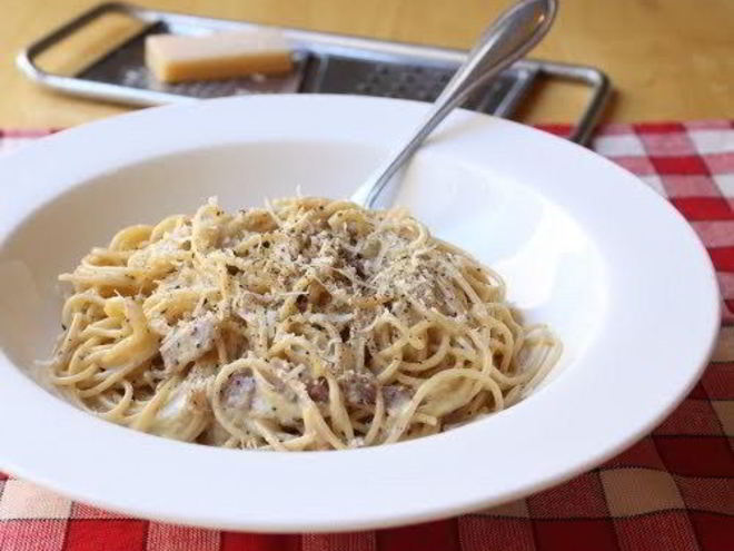 Рецепт пасты карбонара с панчеттой