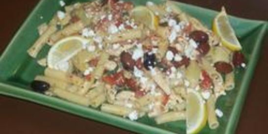 Паста пенне по-гречески