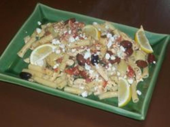 Рецепт пасты пенне по-гречески