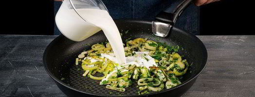 паста с копченой семгой и луком пореем. Шаг 5