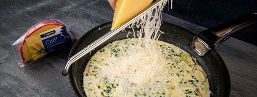 паста с копченой семгой и луком пореем. Шаг 6