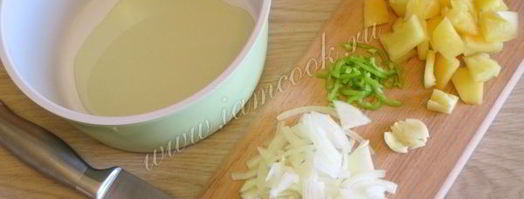 паста с курицей, грибами и овощным соусом. Шаг 5