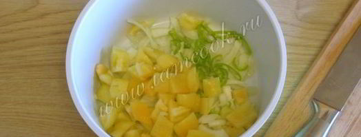 паста с курицей, грибами и овощным соусом. Шаг 6