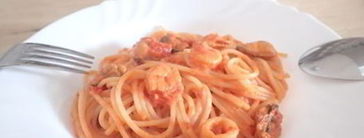 паста с морепродуктами. Шаг 12