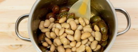 паста с помидорами и фасолью. Шаг 11