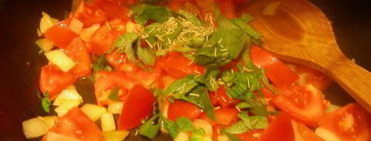 паста с розмарином, мятой и шалфеем. Шаг 4