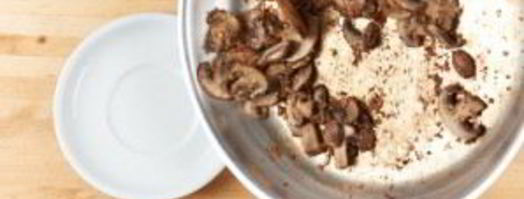 паста с шампиньонами и томатами. Шаг 3