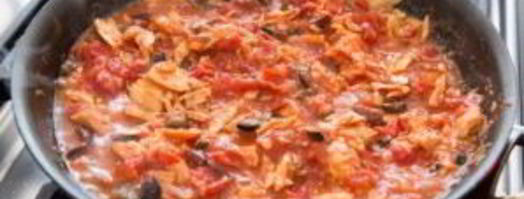 паста с тунцом и томатами. Шаг 4