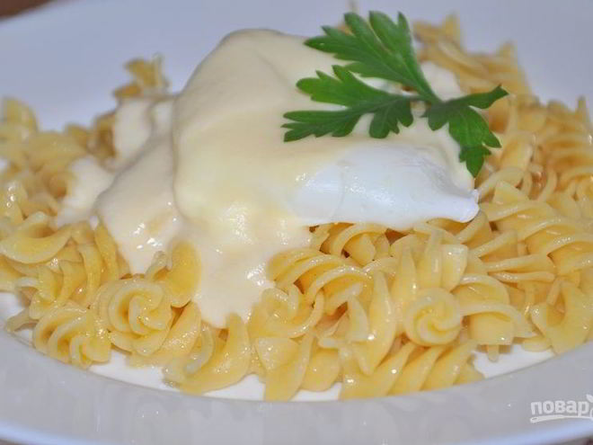 Рецепт пасты с яйцом