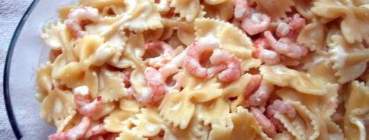 паста, запеченная с креветками и тремя видами сыра. Шаг 7